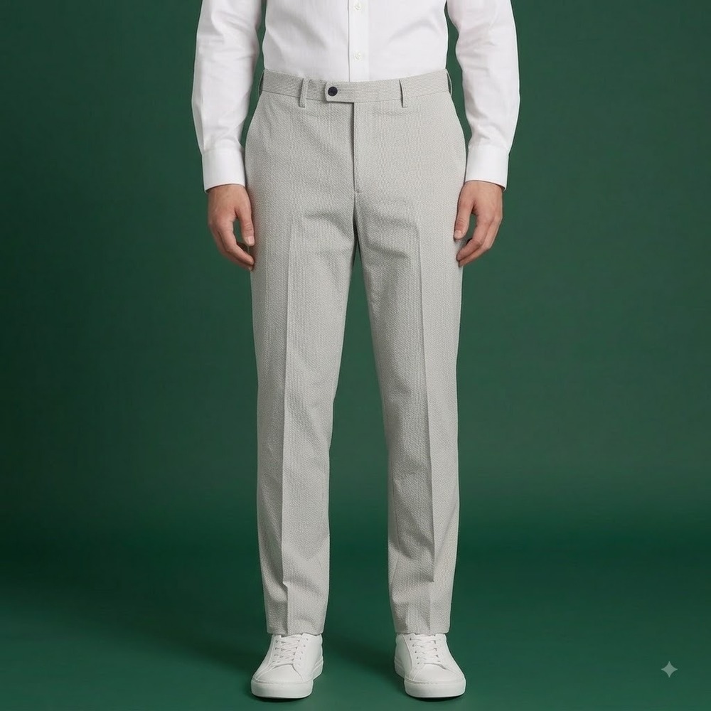 Uniqlo Men's‎ Chino Pants Light Gray Slim/Regular Fit 34x32